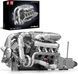 Конструктор двигатель и коробка V8 Twin-Turbo 2899 деталей Mould King Mking Engine 10168 5192 фото 1