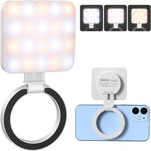 Лампа селфи для айфон магнитная MagSafe белая Ulanzi LT010 3045 3680 фото