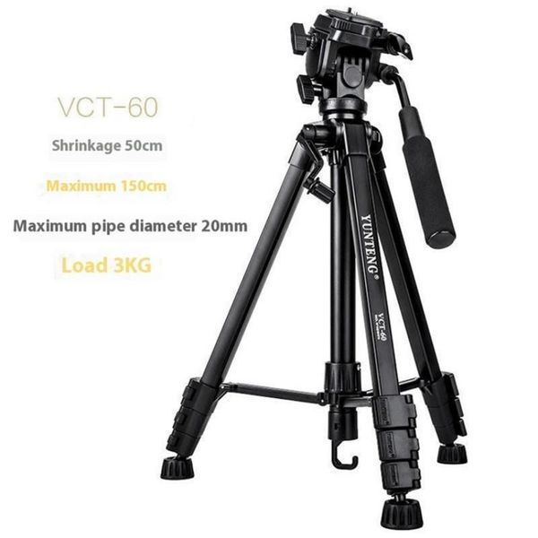 Штатив для смартфонів і DSLR камер Yunteng VCT-60 (50-156 см) VCT-60 фото