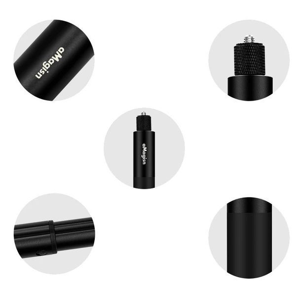 Селфі палиця невидима для Insta360 алюмінієва 120 см aMagisn AM02 4989 фото