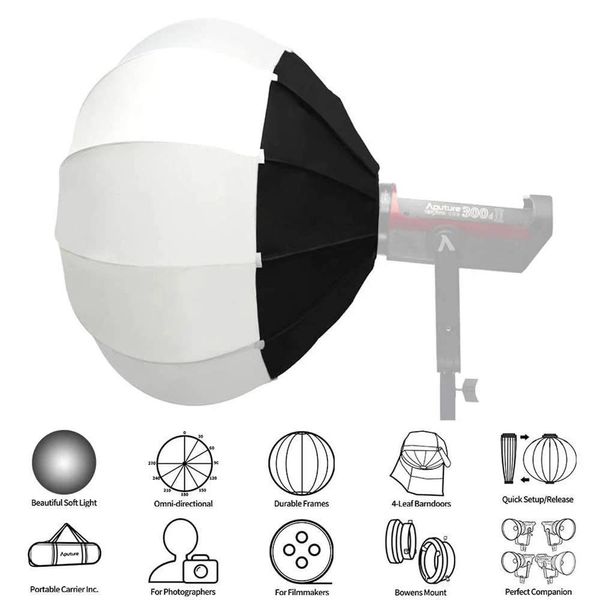 Сферический софтбокс - шар Profi-light SH 65 (Lantern Ball) 65 см с байонетом Bowens 71030 фото