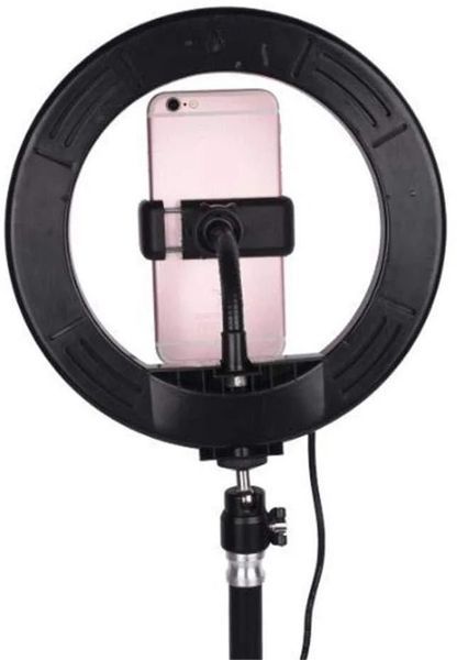 Світлодіодна кільцева LED лампа діаметр 26 см Ring Fill Light ZD666 4459 фото