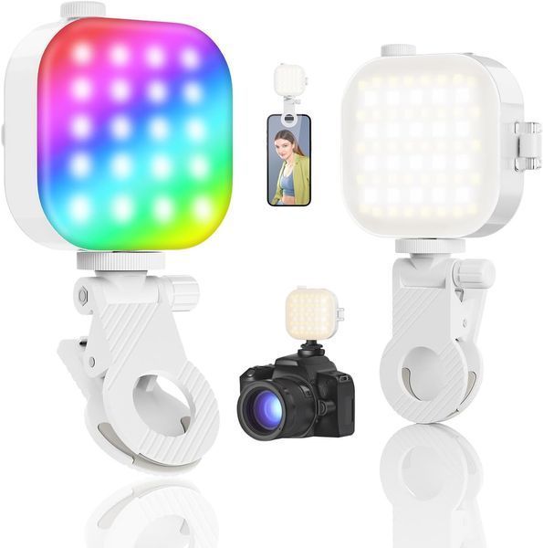 Накамерный свет RGB для телефона магнитный MagSafe CRI95 2500-9000К Telesin P5-BGD-03 4885 фото
