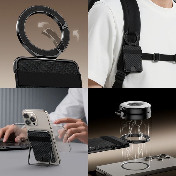 Подставка для телефона&nbsp;картхолдер&nbsp;на магните MagSafe&nbsp;MagLock Ulanzi ML25 5187 фото