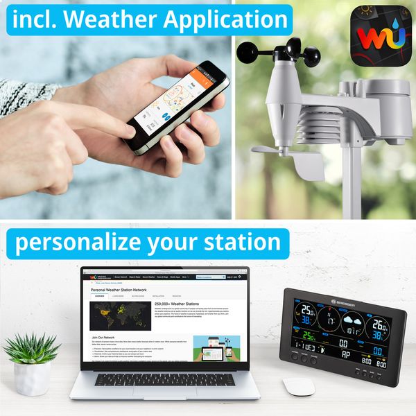 Метеостанция Bresser Professional WIFI Weather Centre 7in1 (WSX3001CM3LC2) 930417 фото