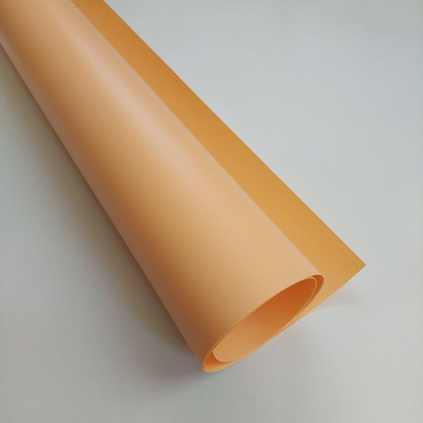 Комплект Держатель фона + Оранжевый ПВХ Фон 68×130 см Prolight 1047 фото