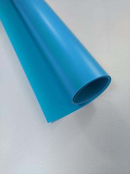 Фон виниловый матовый для предметной съемки Голубой 68×130 см ПВХ 4789 фото