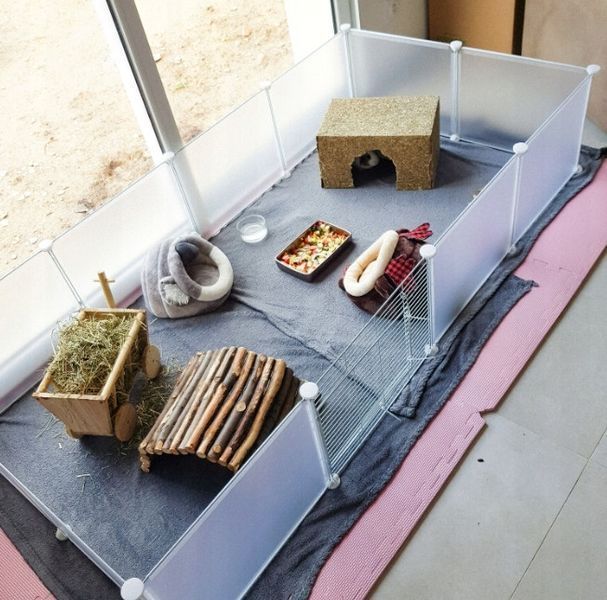 Клітка для маленьких гризунів кроликів Nobo Kids 45 x 142 x 72cm 31000 фото