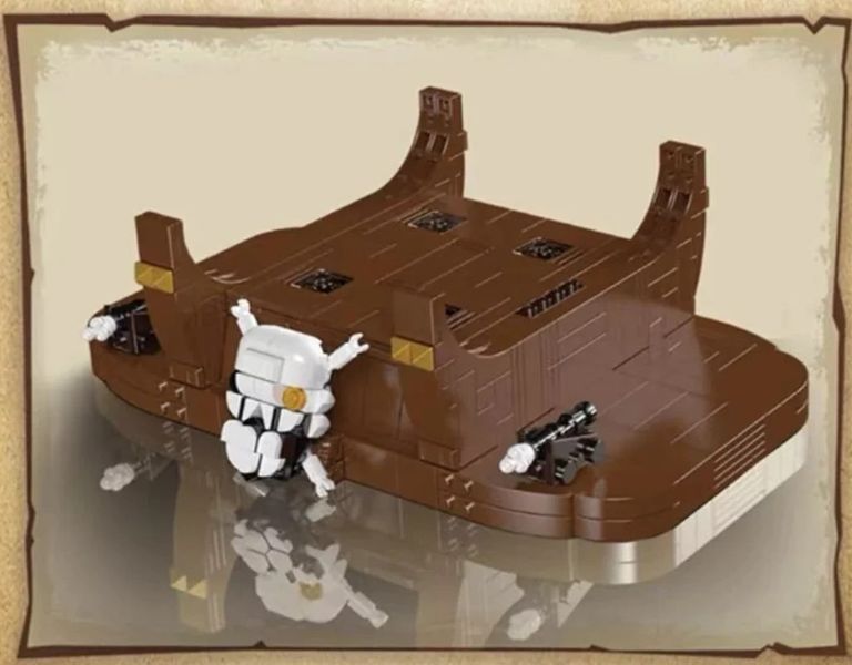 Конструктор піратський корабель Чорна перлина в пляшці на 2206 деталей Mould King 10065 F5581 фото