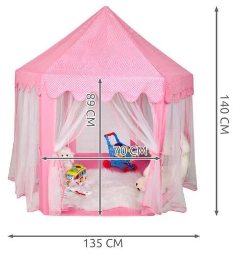 Палатка детская игровая розовая KRUZZEL 6104 5031 фото