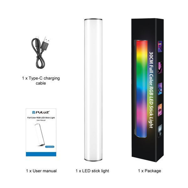 Лампа видеосвет 30 см RGB цилиндрическая магнитная Puluz PU4139 PU4139 фото