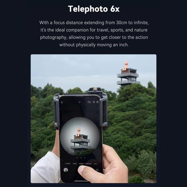 Телеоб'єктив 6-кратний для макрознімання Apexel APL-TM6 APL-TM6 фото