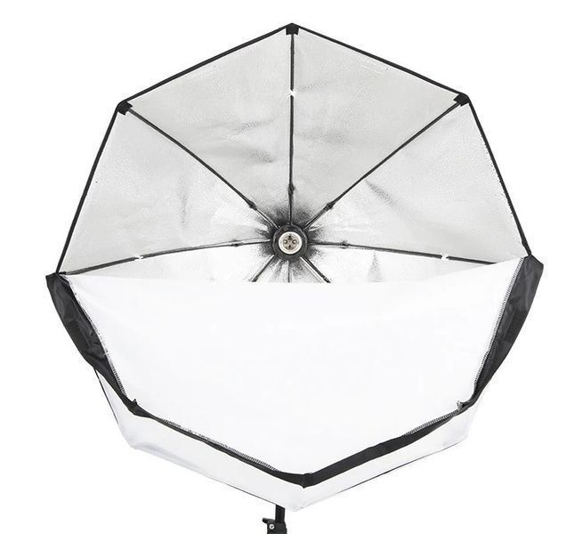 Комплект студийного LED света Prolight Е27 октобоксы 70 см LED Лампа 85 вт 3200- 5500K Ra95+ с пультом 1331 фото