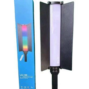 Лампа відеосвітло LED LS-188 RGB Stick Lamp зі шторками 31072 фото