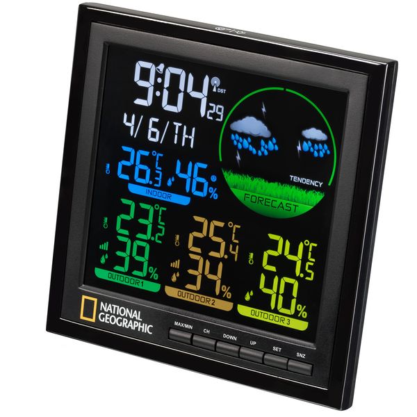 Метеостанция National Geographic VA Colour LCD 3 Sensors (9070700) 929329 фото