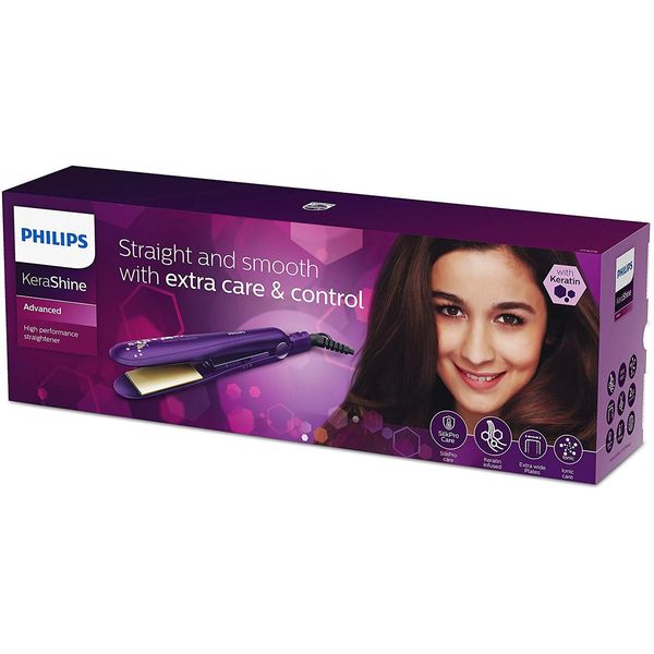 Выпрямитель керамический для волос Philips HP8318/00 KeraShine Temp Control 190 - 210°C 1270 фото