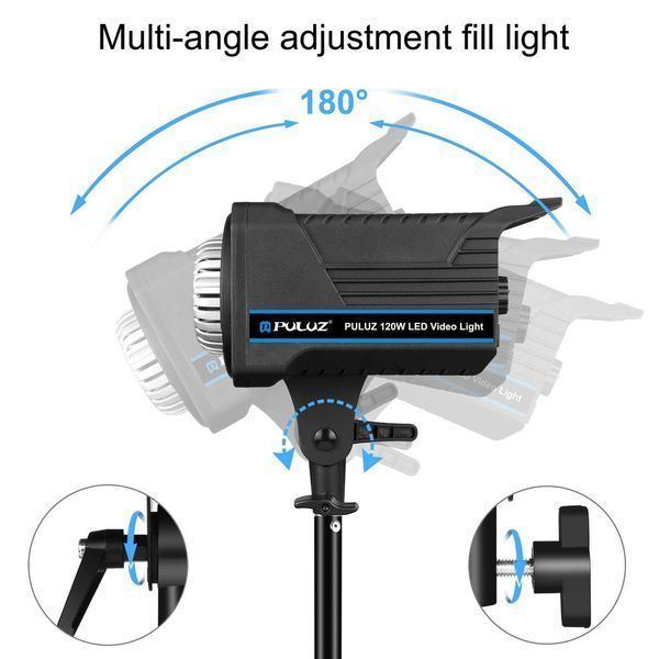 Студійний відеосвітло 220V, 120 Вт Puluz PU3061EU Studio Video Light 2700K-6500K PU3061EU фото