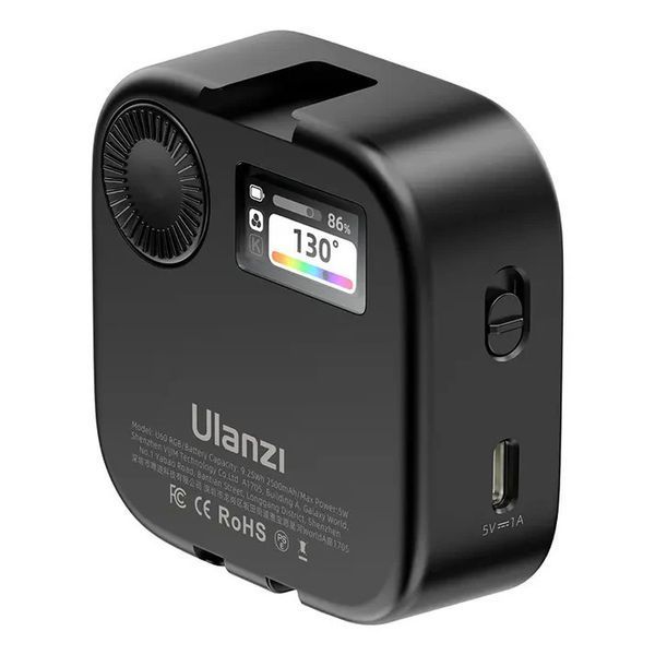 Накамерный свет для телефона прищепка магнит 2500-9000К 60LED CRI 95 Ulanzi U60 RGB 4394 фото