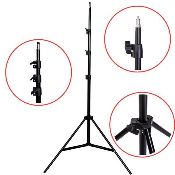 Студійна стійка Profi-light SS-240, штатив для студійного світла 2.4 м. 71001 фото