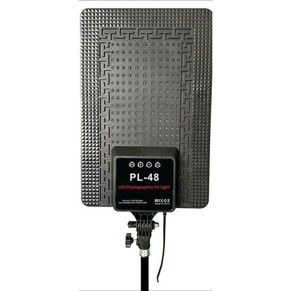 Светодиодная Led лампа PL-48 LED 3200k-5700k лампа для видео и фото съемки с пультом ДУ 1372 фото