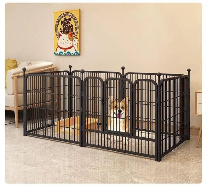 Металлический вольер для для собак и щенков Springos 160 x 80 x 80 см 31007 фото