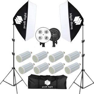 Набір постійного студійного світла із LED лампами 60х90 см Profi-light PS-6942-60 LED 71075 фото