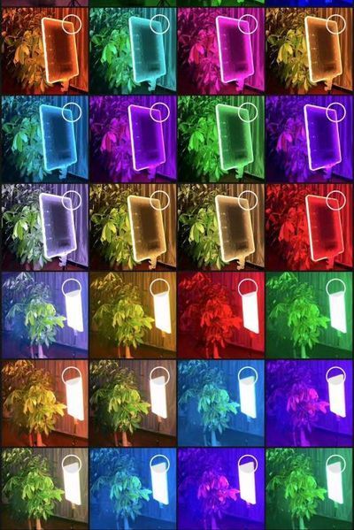 Светодиодная RGB Led лампа для фотостудии PM-48 RGB 2700k-7000k 1374 фото
