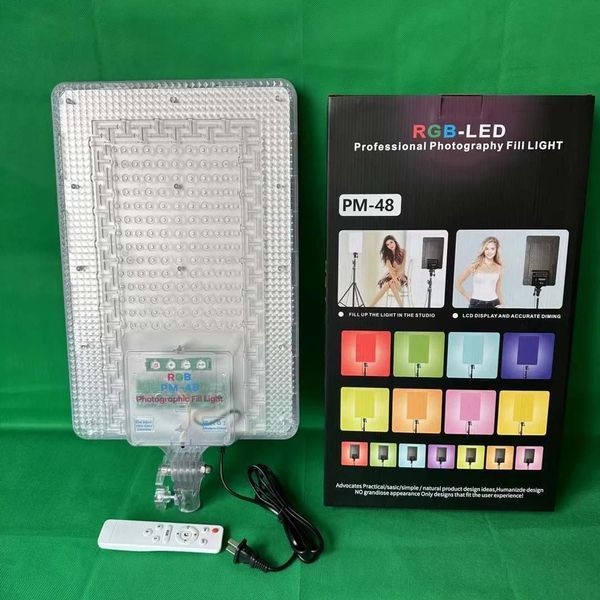 Светодиодная RGB Led лампа для фотостудии PM-48 RGB 2700k-7000k 1374 фото