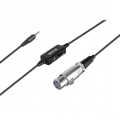 Мікрофонний кабель XLR 3.5мм TRRS BOYA BY-BCA6 BY-BCA6 фото