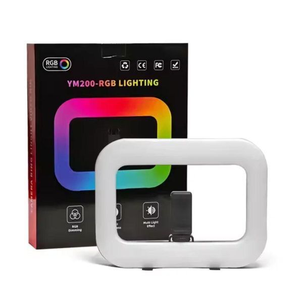 Кольцевая лампа риг YM-200-RGB 45&nbsp;цветовых режимов 71157 фото