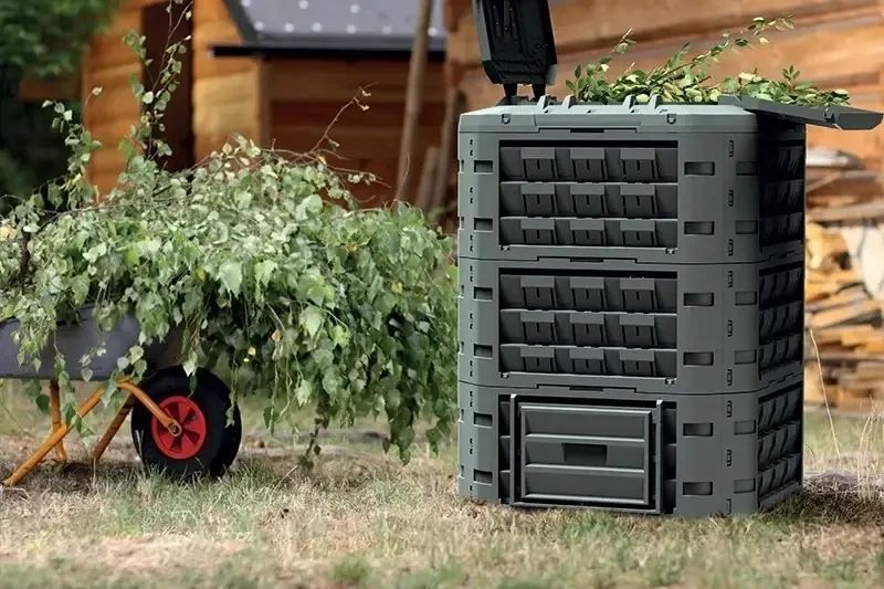 Компостер садовий Prosperplast Compogreen Vario 1250 л Чорний Польща IKL1250C-S411 фото