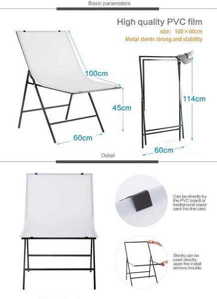 Стол для предметной съёмки Profi-light PS-0610 (60х100 см) 71078 фото