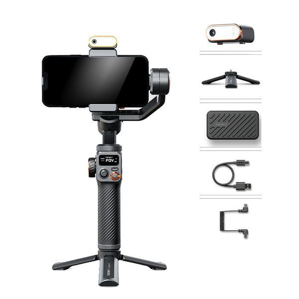 Стабілізатор для телефону з підсвічуванням та стеженням Hohem iSteady M6 Kit iSM6K фото