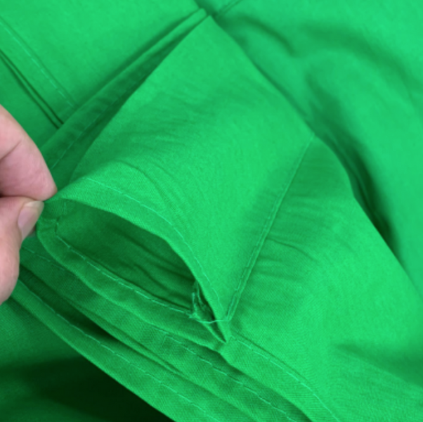 Фон для фото, фотофон тканевый Зеленый хромакей (150 см×300 см) 4677 фото