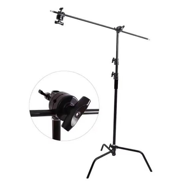 Професійна студійна стійка журавель Profi-light C-stand 330 см Black 71106 фото