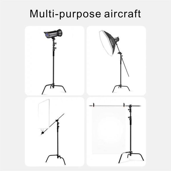 Професійна студійна стійка журавель Profi-light C-stand 330 см Black 71106 фото