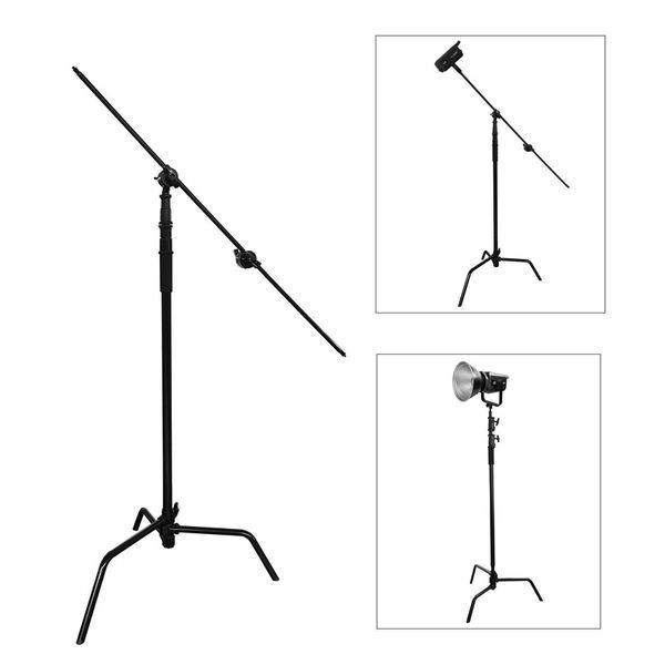 Професійна студійна стійка журавель Profi-light C-stand 330 см Black 71106 фото