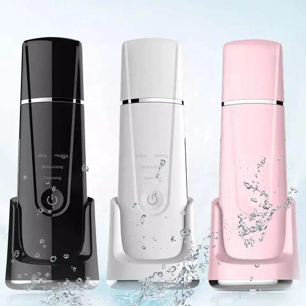 Ультразвуковий скрабер для чищення обличчя портативний Beauty Effect WAU-98i White 1115 фото