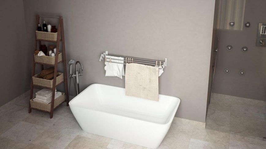 Сушарка для білизни настінна Colombo Soffietto Alu 80 (SF080A) 930508 фото