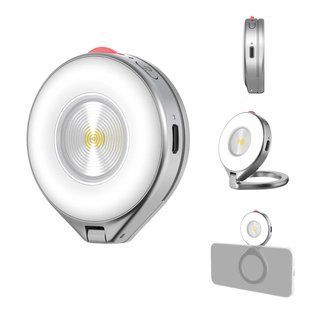 Спалах для телефона мінісвітло магнітне MagSafe 2500-6500К Telesin P5-BGD-17SR 5475 фото