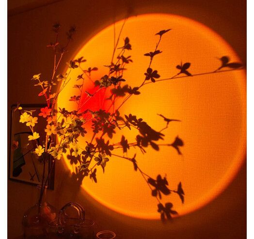 Лампа LED для селфи еффект солнца (23см) Sunset Lamp 4724 фото