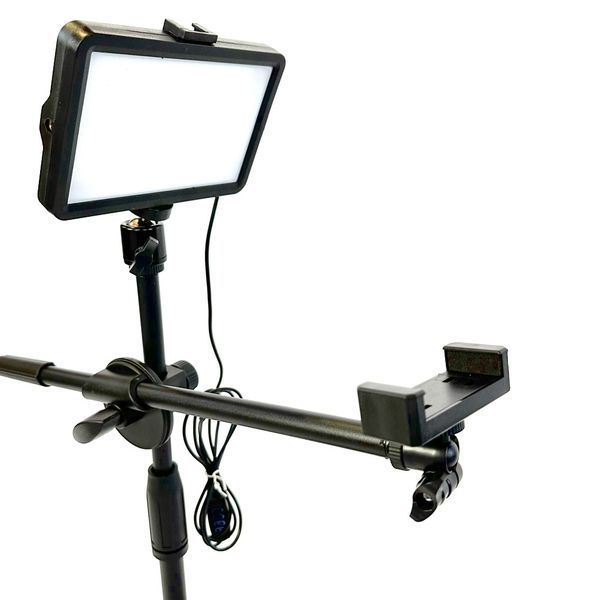 Настільний штатив журавель Profi-light PR-15 з LED світлом 10х15 см з кольоровими фільтрами 71016 фото