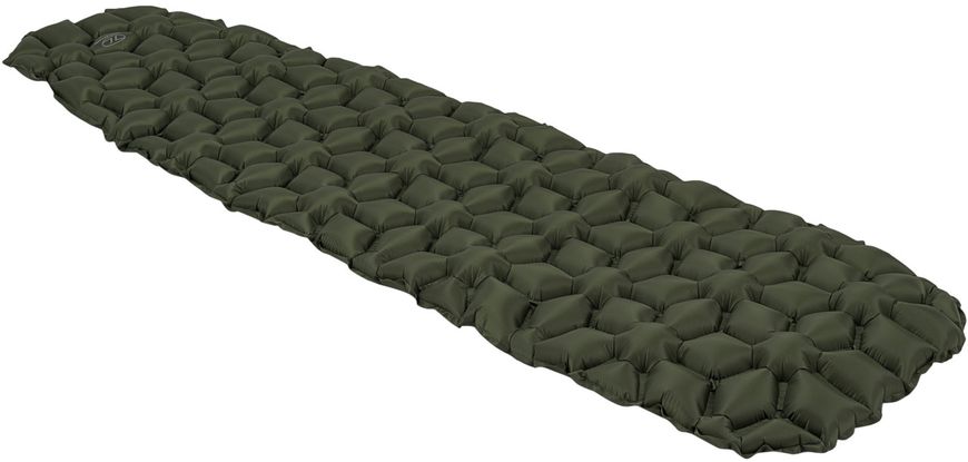 Коврик надувной Highlander Nap-Pak Inflatable Sleeping Mat 5 cm Olive (AIR071) 929796 фото