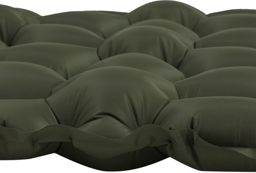 Коврик надувной Highlander Nap-Pak Inflatable Sleeping Mat 5 cm Olive (AIR071) 929796 фото