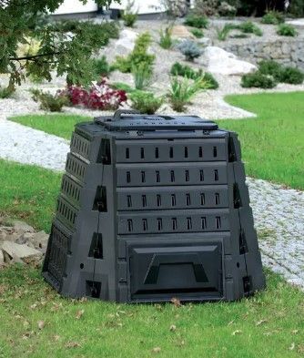 Компостер садовый Prosperplast Biocompo 500 л черный Польша IKBI500C-S411 фото