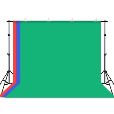 Хромакей фон з тримачем 3x2м зелений синій червоний Puluz PKT5205 PKT5205 фото
