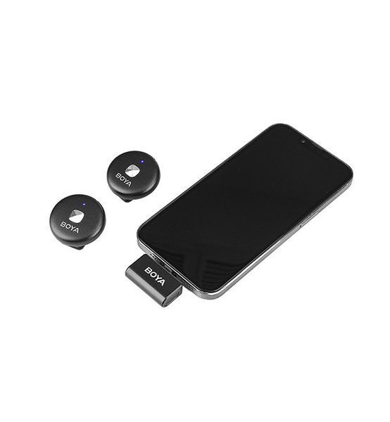 Беспроводной микрофон двойной Lightning 2.4ГГЦ 50м BOYA Omic-D F4269 фото