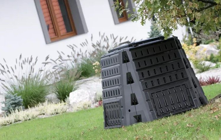 Компостер садовый Prosperplast Biocompo 500 л черный Польша IKBI500C-S411 фото