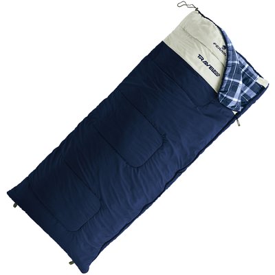 Спальный мешок Ferrino Travel 200/+5°C Deep Blue/White Left (86320HBB) 928113 фото
