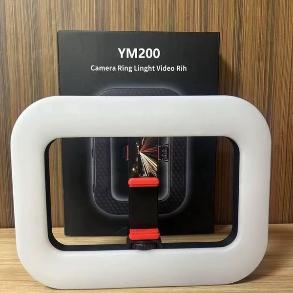 Кільцева лампа риг YM-200 для телефона камери (2500 К і 8500К) 31084 фото